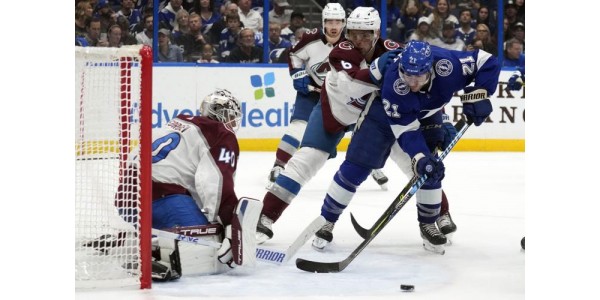 De Tampa Bay Lightning is dit seizoen met 5-0 gewonnen van de Colorado Avalanche